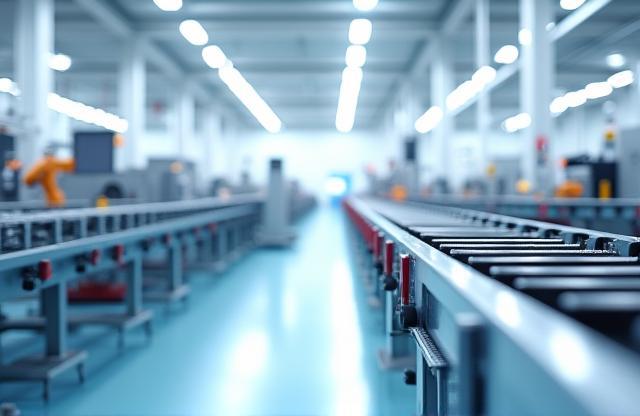 Modern manufacturing production line